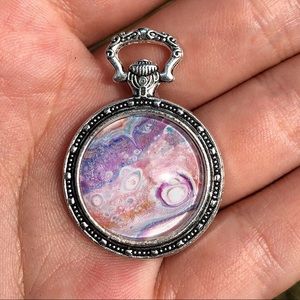 White Rabbit Pocket watch Pendant